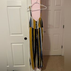 URBAN OUTFITTERS COLORFUL STRIPED JUMPSUIT